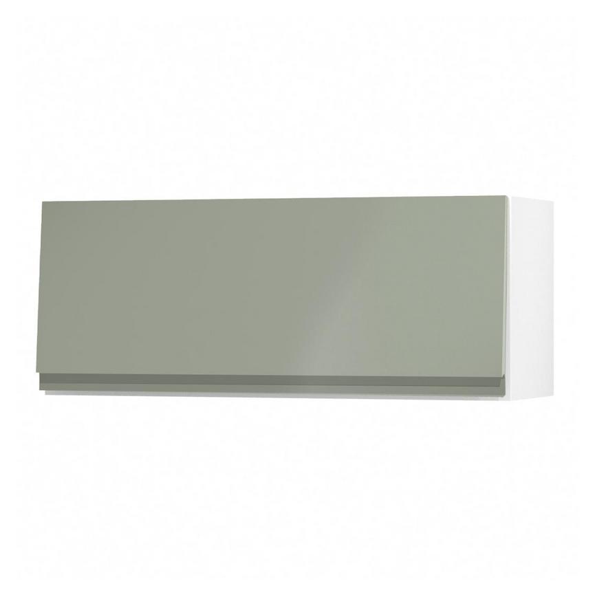 Clerkenwell Gloss Reed Green 900 Half Height Door Open