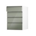 Clerkenwell Gloss Reed Green 500 Drawer Door Open