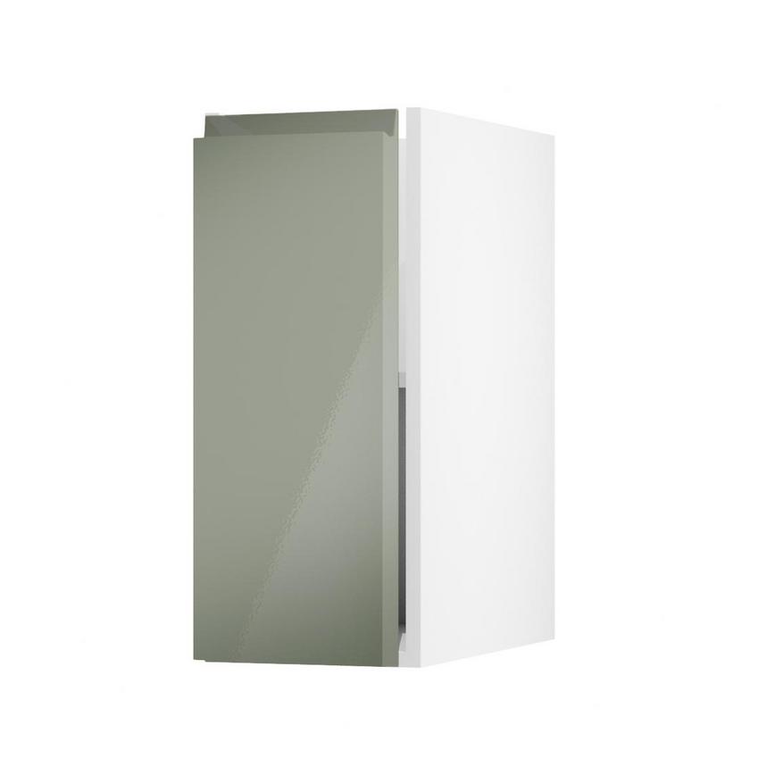 Clerkenwell Gloss Reed Green 300 Full Height Door Open
