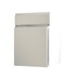 Clerkenwell Gloss Porcelain 500mm x 557mm Door Front Shown Open at an Angle as Part of a Door and Drawer Unit