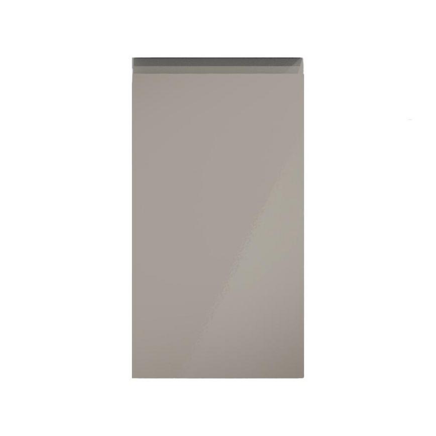 Clerkenwell Gloss Sand Grey 300mm x 557mm Door Front Shown Closed from the Front as Part of a Door and Drawer Unit