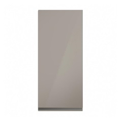 Clerkenwell Gloss Sand Grey 400mm x 900mm Tall Door Shown Closed from the Front