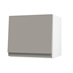 Clerkenwell Super Matt Sand Grey 506mm x 600mm Tall Microwave Top Box Kitchen Door Angled Open