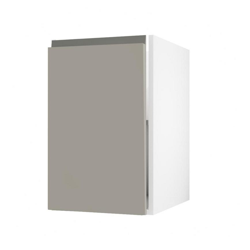 Clerkenwell Super Matt Sand Grey 437mm x 600mm Appliance Tower Kitchen Door Cut Out Front