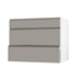 Clerkenwell Super Matt Sand Grey 557mm x 400mm Full Height Drawerline Kitchen Door Angled Open