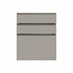 Clerkenwell Super Matt Sand Grey 900mm x 450mm Tall Kitchen Door Angled Open