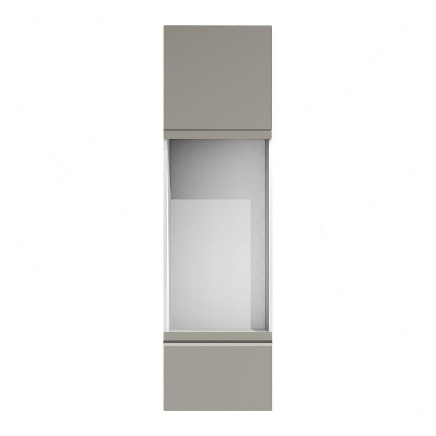 Clerkenwell Super Matt Sand Grey 360mm x 400mm Half Height Kitchen Door or Drawer Cut Out Front