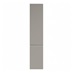 Clerkenwell Super Matt Sand Grey 437mm x 600mm Appliance Tower Kitchen Door Angled Open