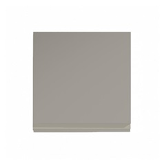 Clerkenwell Super Matt Sand Grey 460mm x 1000mm Tall Bridging Unit Kitchen Door Pair Angled Open