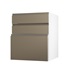 Clerkenwell Matt Metallic Bronze 394mm x 600mm Hob or Pan Kitchen Door or Drawer Angled Open