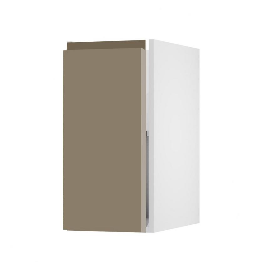 Clerkenwell Matt Metallic Bronze 720mm x 350mm Full Height Kitchen Door Angled Open
