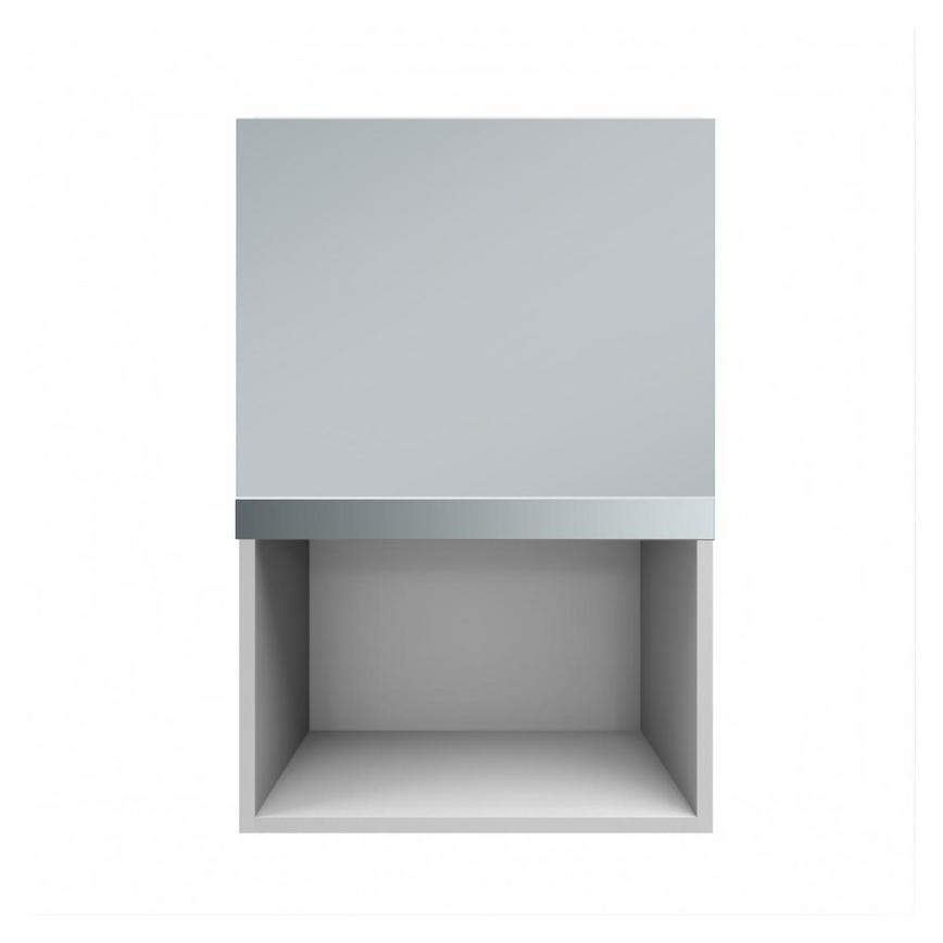 Clerkenwell Super Matt Mist 600 Tall Integrated Microwave Topbox Door CAD Front Unit
