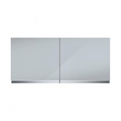 Clerkenwell Gloss Mist 460mm x 1000mm Tall Bridging Unit Kitchen Door Pair