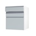 Clerkenwell Gloss Mist 160mm x 600mm Kitchen Drawer Angled Open