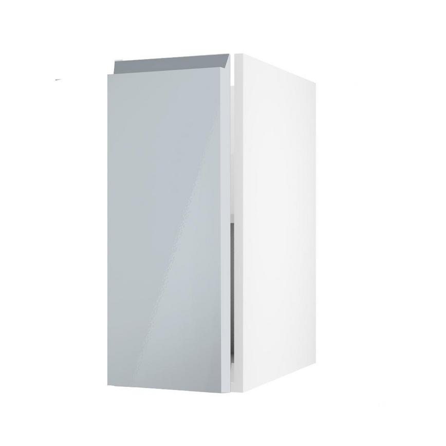 Clerkenwell Gloss Mist 720mm x 300mm Full Height Kitchen Door Angled Open