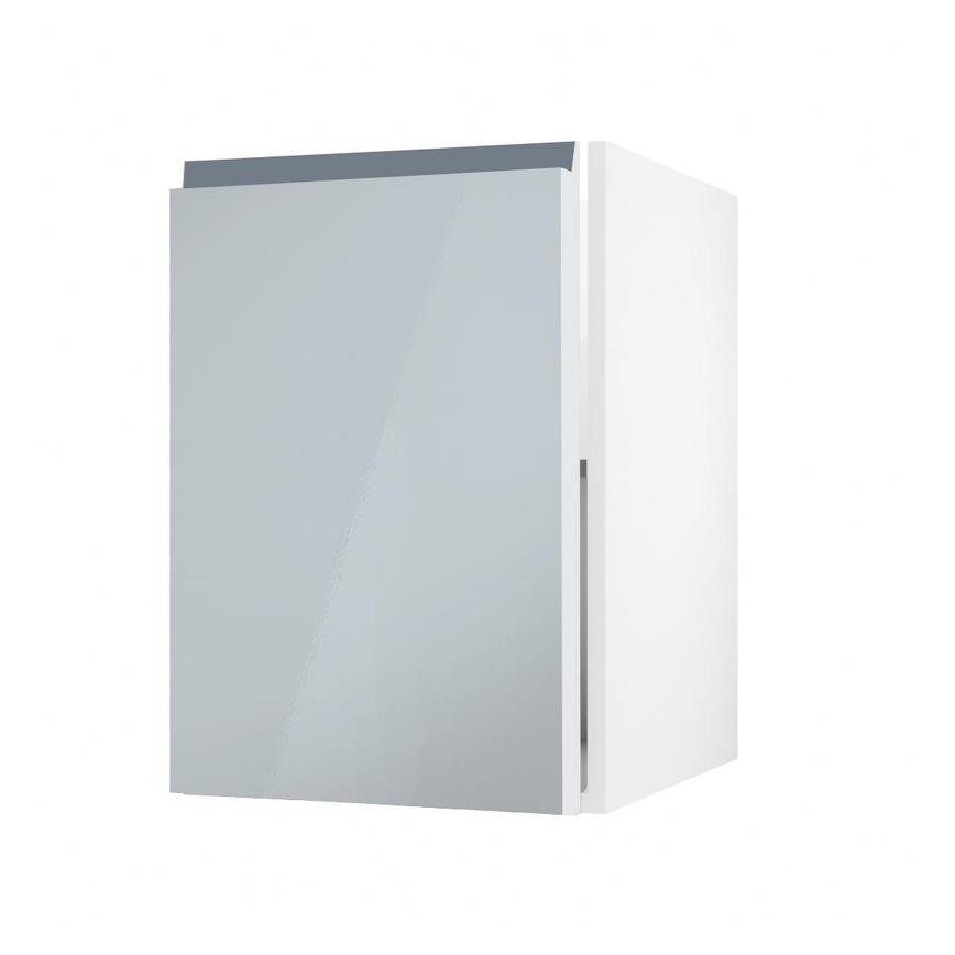 Clerkenwell Gloss Mist 720mm x 500mm Full Height Kitchen Door Angled Open