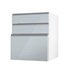 Clerkenwell Gloss Mist 394mm x 600mm Hob or Pan Kitchen Door or Drawer Angled Open