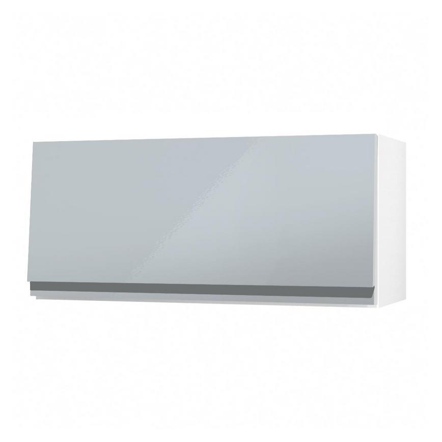 Clerkenwell Gloss Mist 360mm x 800mm Half Height Kitchen Door or Drawer Angled Open
