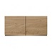 Clerkenwell Matt Natural Oak 460mm x 1000mm Tall Bridging Unit Kitchen Door Pair Primary Cut Out