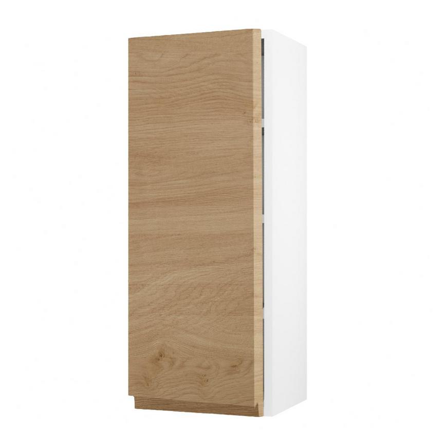 Clerkenwell Matt Natural Oak 900mm x 350mm Tall Kitchen Door Angled Open