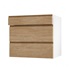 Clerkenwell Matt Natural Oak 160mm x 800mm Kitchen Drawer Angled Open