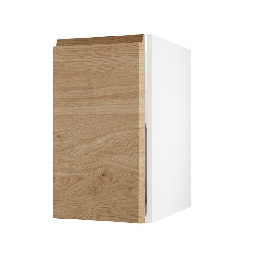 Clerkenwell Matt Natural Oak 720mm x 400mm Full Height Kitchen Door Angled Open