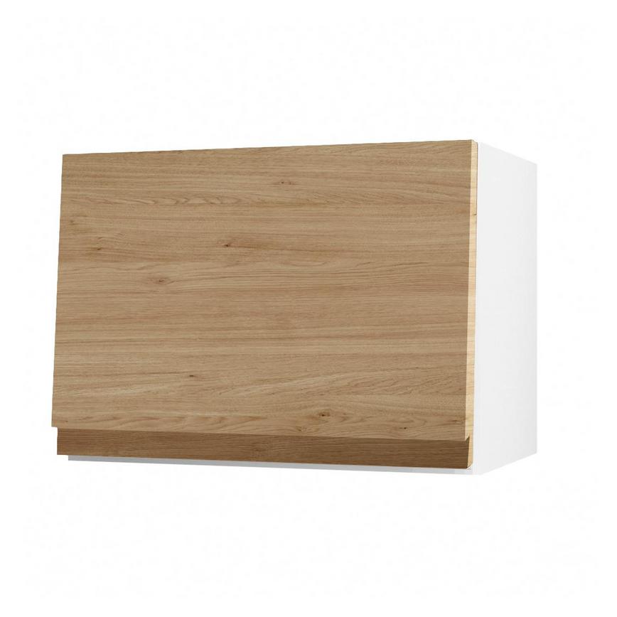 Clerkenwell Matt Natural Oak 360mm x 500mm Half Height Kitchen Door or Drawer Angled Open