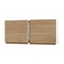 Clerkenwell Matt Natural Oak 460mm x 1000mm Tall Bridging Unit Kitchen Door Pair Angled Open
