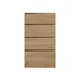 Clerkenwell Matt Natural Oak 160mm x 400mm Kitchen Drawer Unit Viewed From The Front