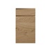Clerkenwell Matt Natural Oak 557mm x 400mm Full Height Drawerline Kitchen Door Unit Viewed From The Front