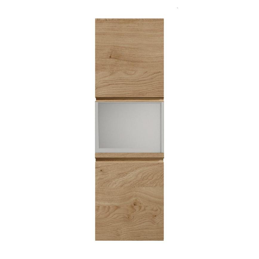 Clerkenwell Matt Natural Oak 733mm x 600mm Tall Appliance Tower Kitchen Door Unit Viewed From The Front