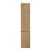 Clerkenwell Matt Natural Oak 1220mm x 400mm Full Height Larder Kitchen Door Unit Viewed From The Front