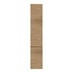 Clerkenwell Matt Natural Oak 1400mm x 400mm Tall Larder Kitchen Door Unit Viewed From The Front