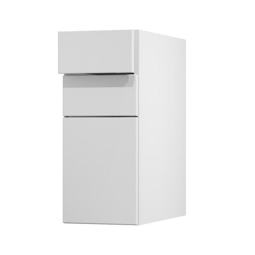 Greenwich Gloss White 300 Drawer Door Open