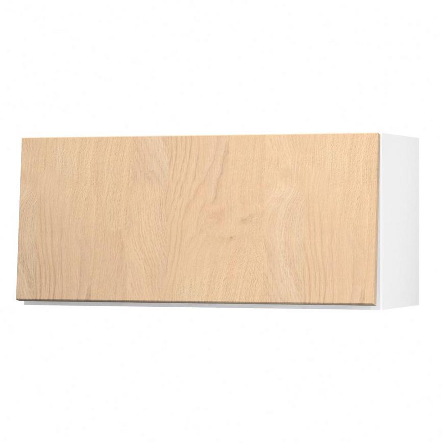 Greenwich Natural Oak 800 Half Height / Pan Drawer Door Open