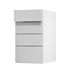 Greenwich Dove Grey 400 Drawer Door Open