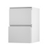 Greenwich Gloss Dove Grey 500 Pan Drawer Door Open 342mm