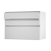 Greenwich Gloss Dove Grey 1000 Pan Drawer Door Open 170mm