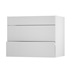 Greenwich Gloss Dove Grey 900 Pan Drawer Door Open