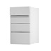 Greenwich Gloss Dove Grey 400 Drawer Door Open