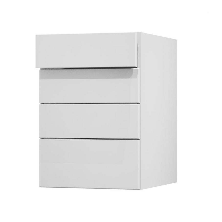 Greenwich White Smooth 500 Drawer Door Open