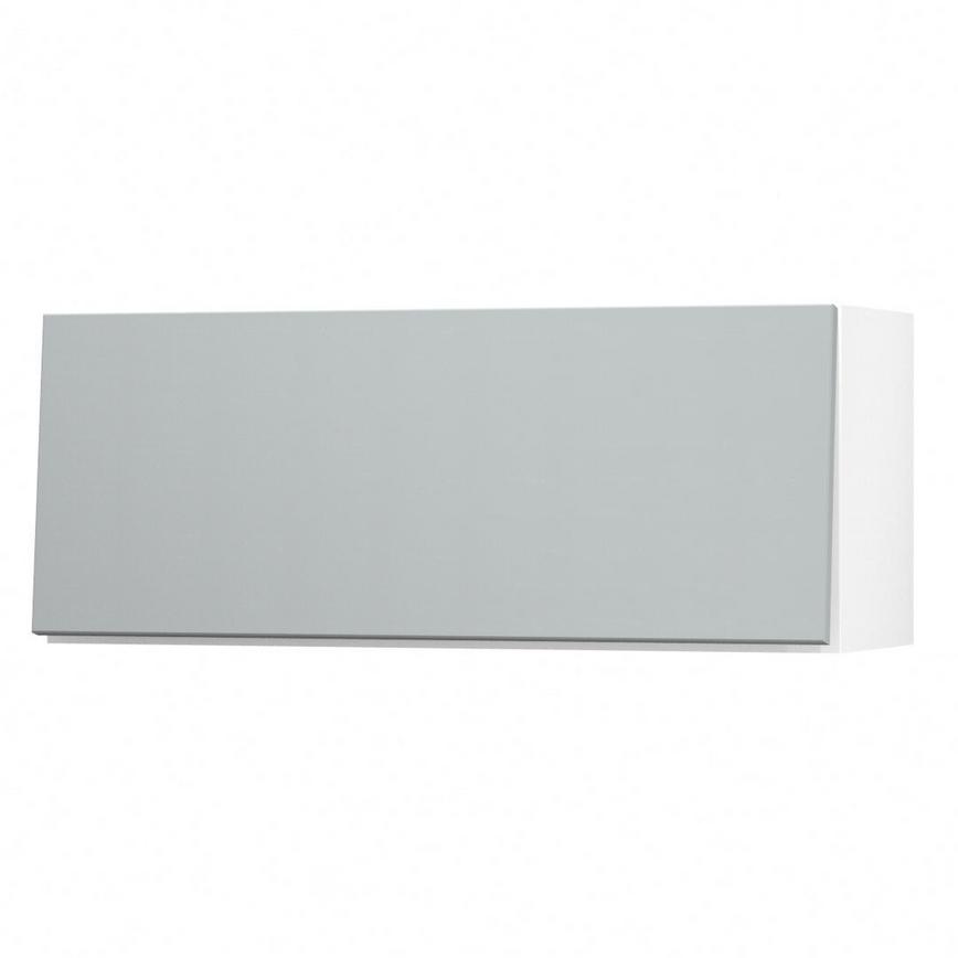 Greenwich Slate Grey 900 Half Height Door Open