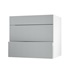 Greenwich Slate Grey 800 Pan Drawer Door Open