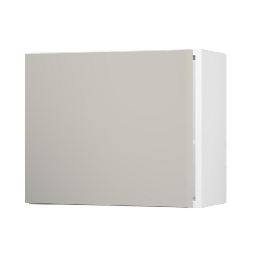 Greenwich Sandstone 600 Tall Integrated Microwave Topbox Door Open