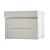 Greenwich Gloss Sandstone 900 Drawer Door Open