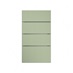 Greenwich Reed Green 400 Deep Drawer Door