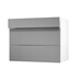 Greenwich Croft Grey 900 Drawer Door Open