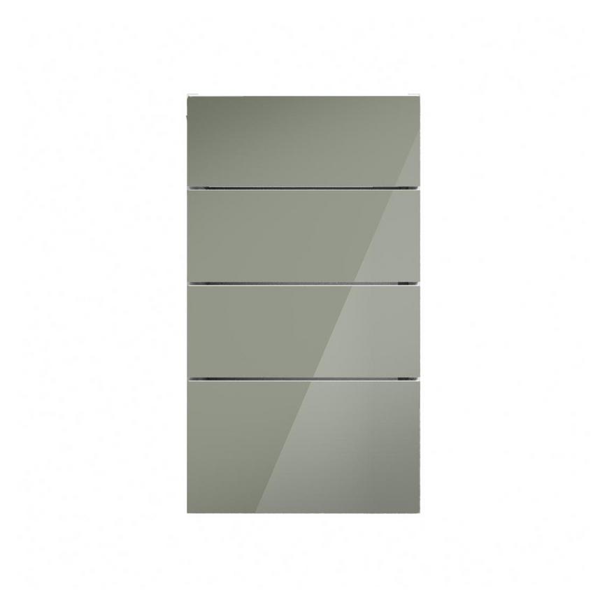 Greenwich Gloss Reed Green 227mm x 400mm Deep Kitchen Drawer