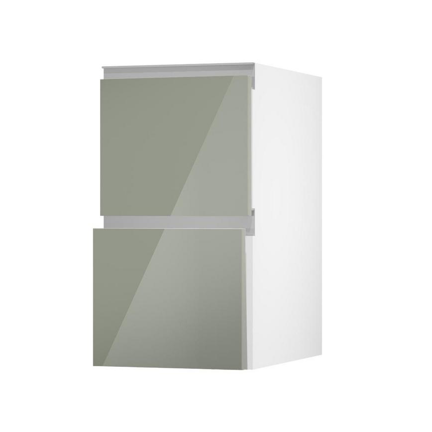 Greenwich Gloss Reed Green 342mm x 400mm Pan Kitchen Drawer