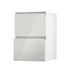 Greenwich Gloss Porcelain 342mm x 500mm Pan Kitchen Drawer Angle Open